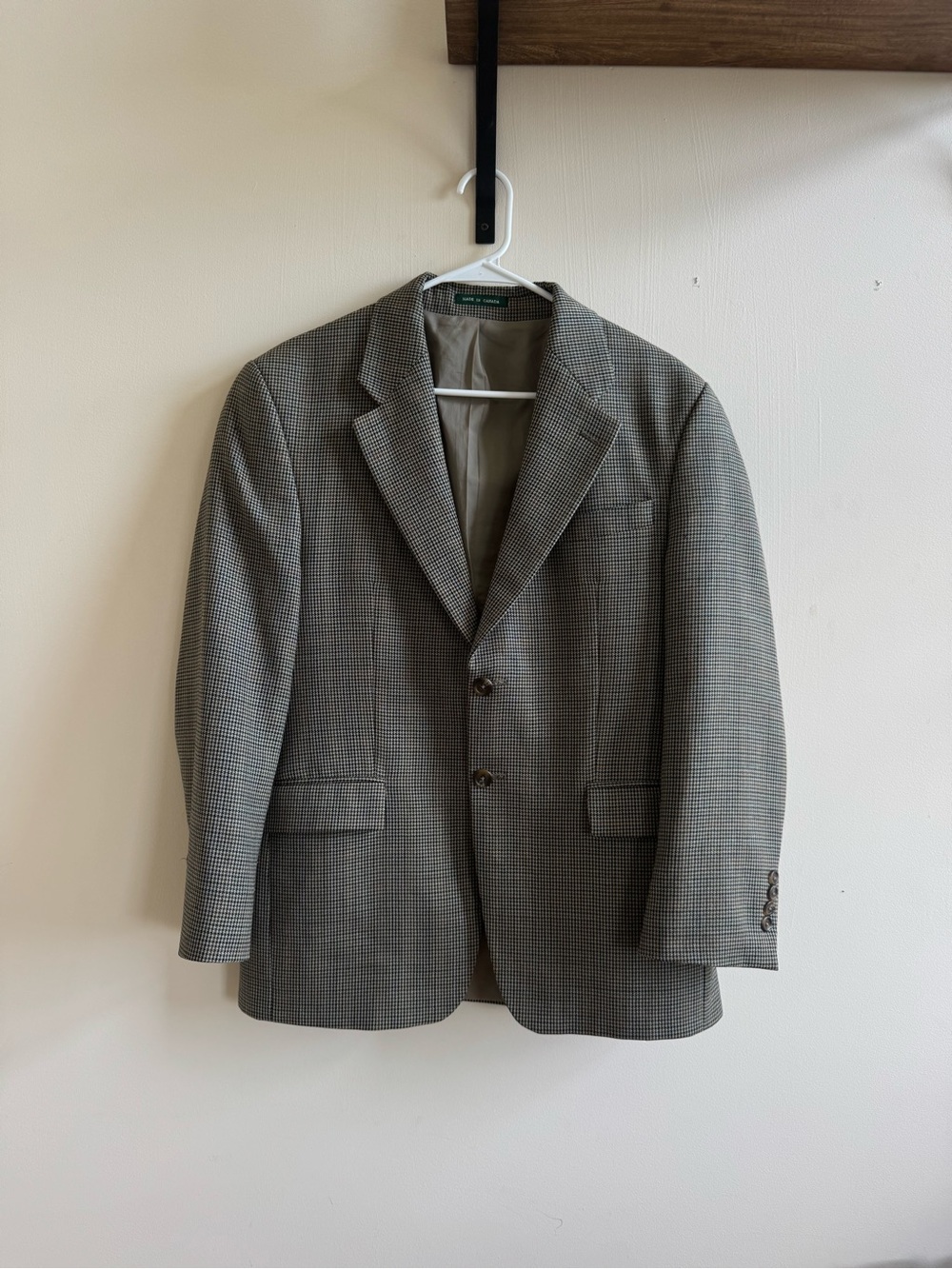 Ralph Lauren Men's Gray Glen Plaid Blazer